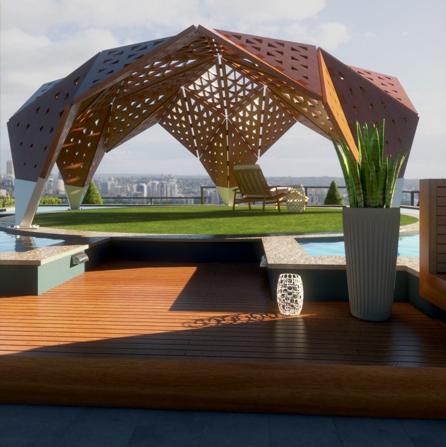 Penrose Origami Pavilion Digital Techniques, Design and Production in