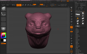 sculpting from single sphere