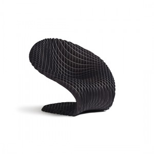 Piegatto_Furniture_Cobra_Chair_Rocking_Grey_Graphite_Front
