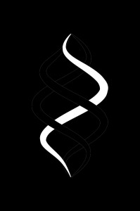 Spirala 2D plava boja