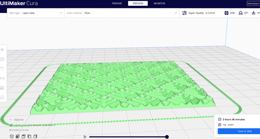 cura 1 plate