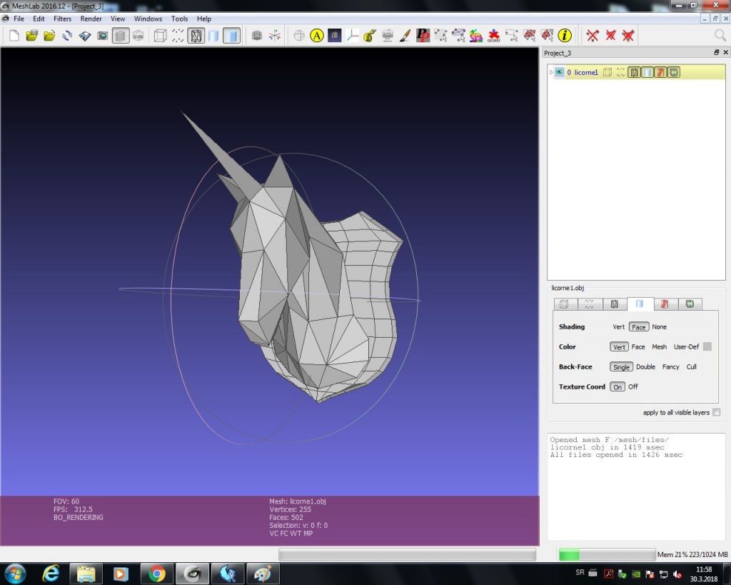 Faceted papercraft animals 2/3