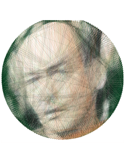 Formiranje portreta korišćenjem struna u boji – Faza III