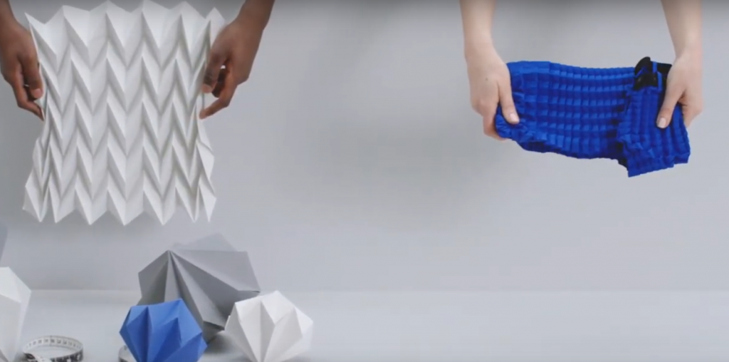 Modelovanje origami kalupa u cilju fabrikacije plisiranog tekstila- Faza I