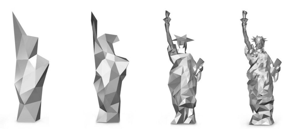 Optimizacija poligonalnih struktura i analiza uticaja na vizuelnu prepoznatljivost modela – faza I