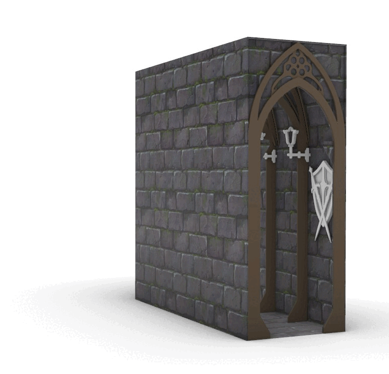 Creation of a fantasy-style booknook