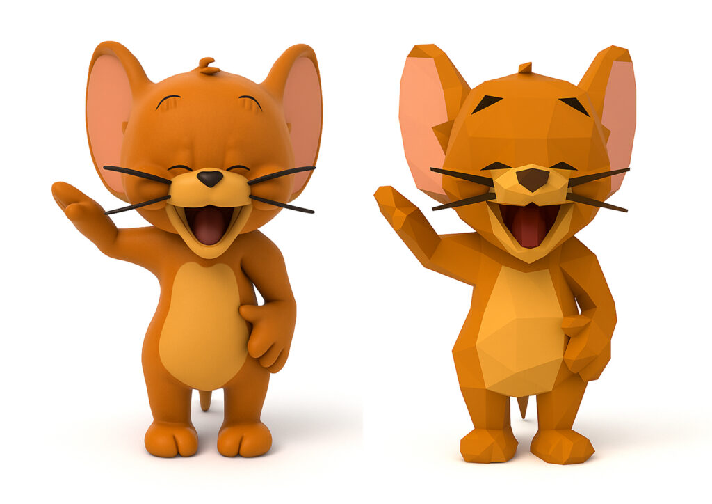 Optimizacija poligonalnih struktura i analiza uticaja na vizuelnu prepoznatljivost modela – faza III