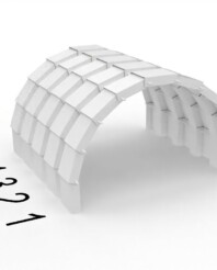 Origami struktura kao arhitektonska forma – fazaIII