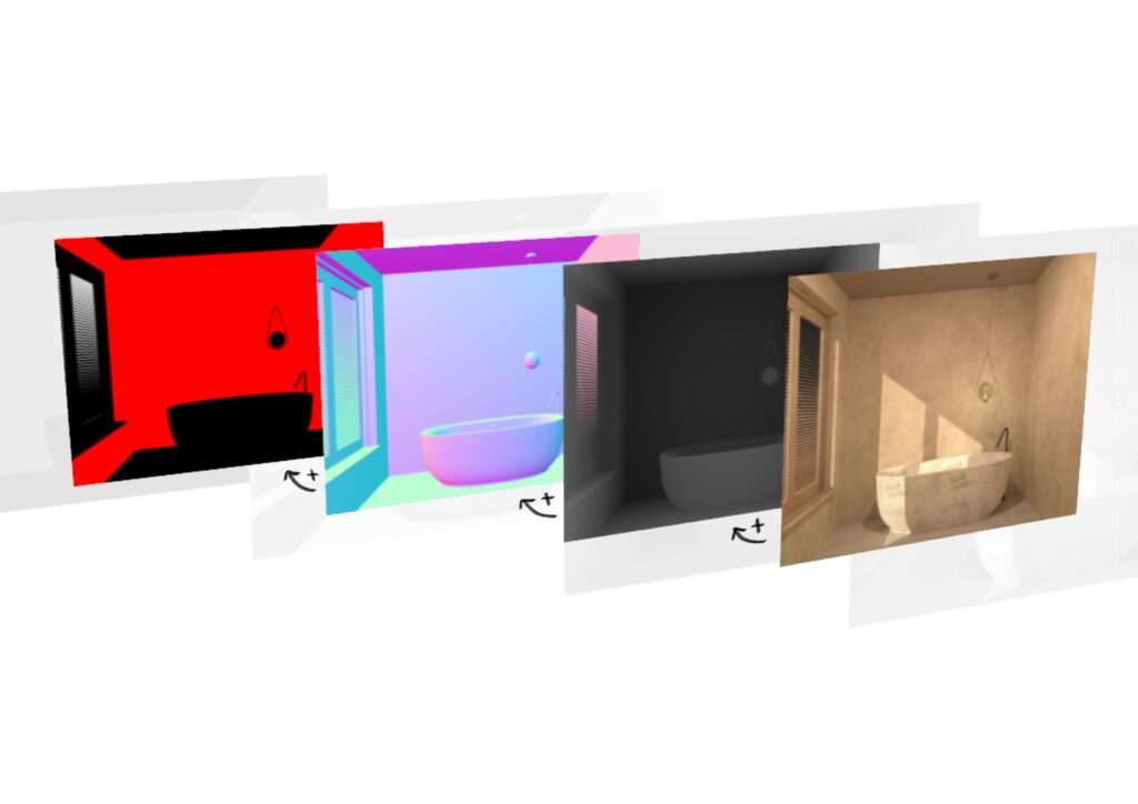 Kako dodatni render passovi utiču na preciznost i realističnost AI editovanja rendera enterijera – Faza III