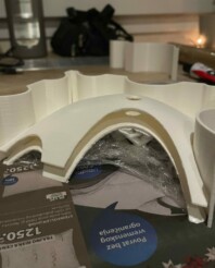 Faza III-Parametarsko modelovanje tankih ljuski od voska i njihova primena u dizajnu prostornih dekorativnih instalacija