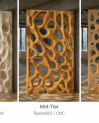 Parametarska artikulacija svetla u enterijeru kroz materijal i strukturu - Faza 1